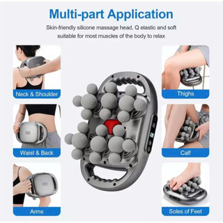 Thiết Bị Massage 16,22 Đầu Tác Động Sâu, Công Nghệ Chườm Nóng Êm Dịu – Thư Giãn Cơ Toàn Diện Cho Cổ, Vai, Eo, Lưng, T