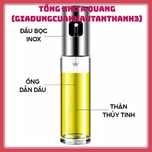 Chai xịt dầu ăn SHODWE thủy tinh cao cấp dung tích 100ml, dạng phun sương tiết kiệm dầu, dễ sử dụng, phù hợp làm bánh và