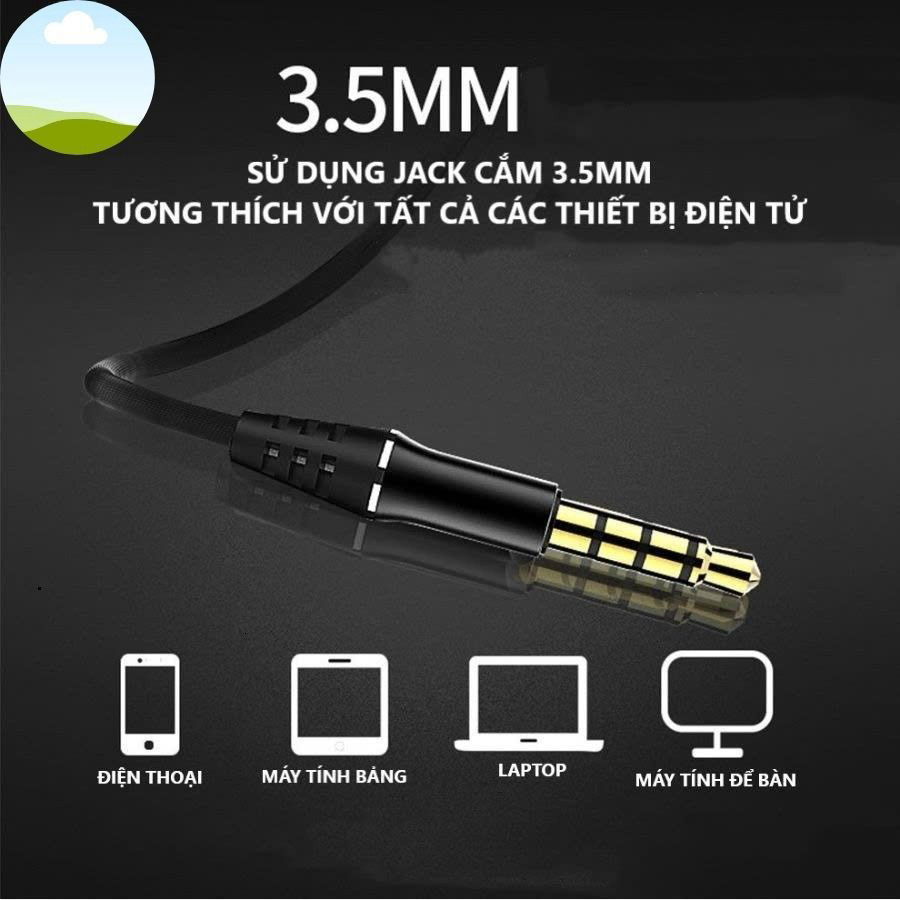 Tai Nghe Nhét Tai HiFi S2000 Pro Super Bass Chống Ồn Cực Tốt, Âm Thanh Khủng, Chơi Game