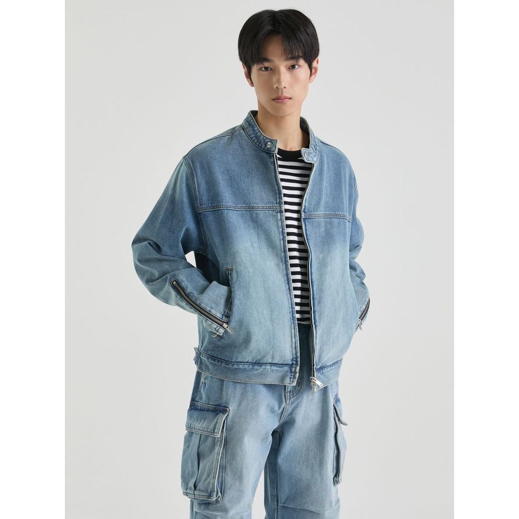 Áo khoác DENIM Racing TRUCKER – Musinsa Standard Denim Racing Trucker ...
