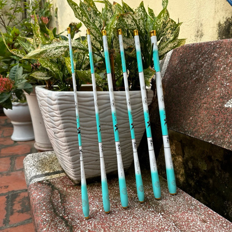 Cần câu cá mini điêu thuyền 4H thu gọn  43cm tiện lợi nhỏ gọn câu sông suối ao hồ khggr