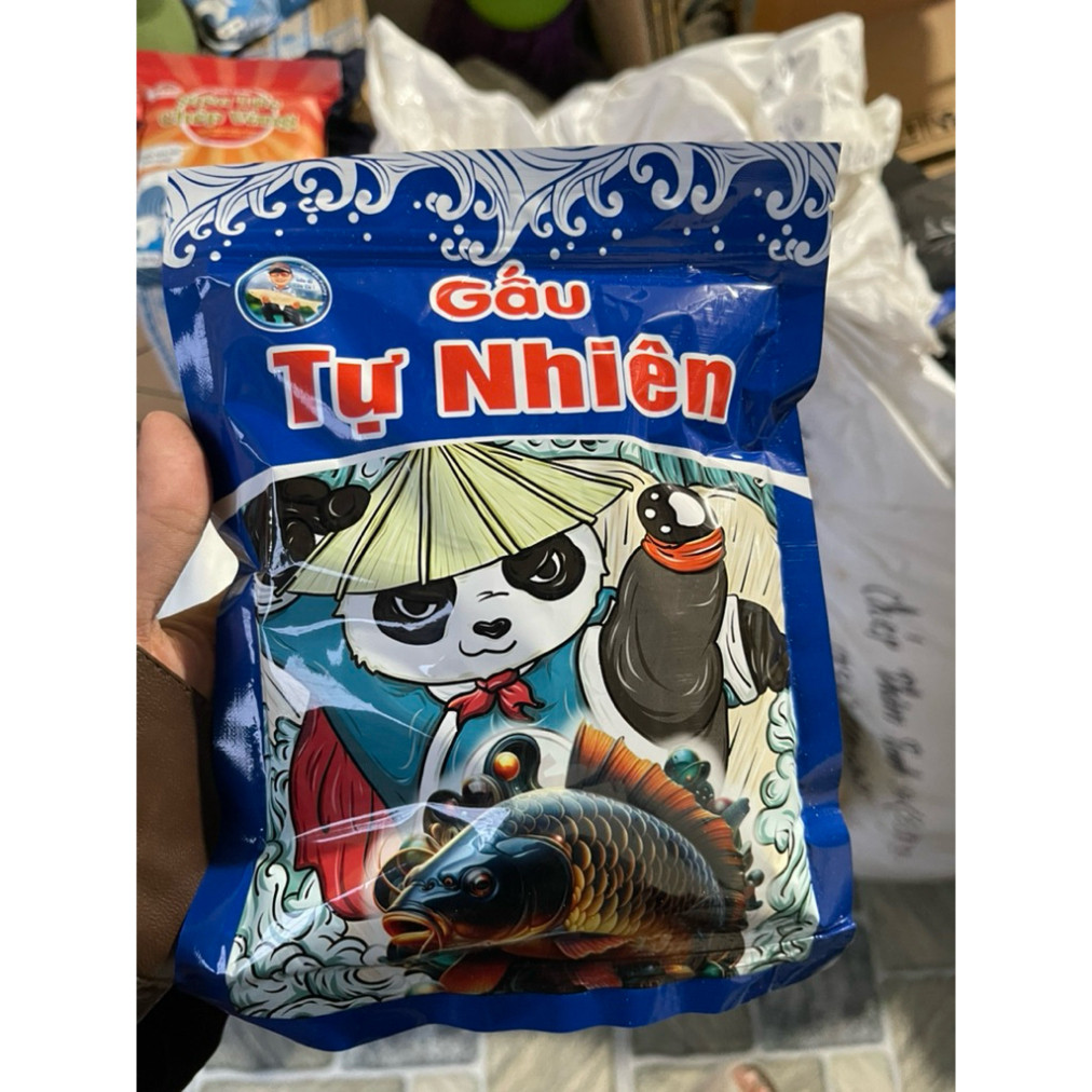 mồi câu kiên GẤU FISHING Mồi Gấu Tự Nhiên 300g Tặng 1 Gói Tơ Nhện & 1 Gói Bột Tôm Sẵn Trong Mồi Cám Câu Tổng Hợp gyaaii