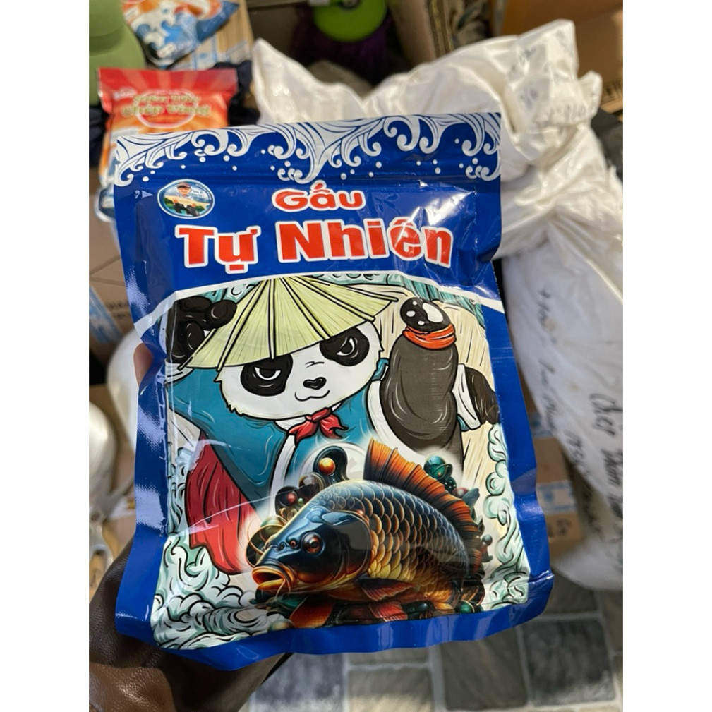 mồi câu kiên GẤU FISHING Mồi Gấu Tự Nhiên 300g Tặng 1 Gói Tơ Nhện & 1 Gói Bột Tôm Sẵn Trong Mồi Cám Câu Tổng Hợp gyaaii
