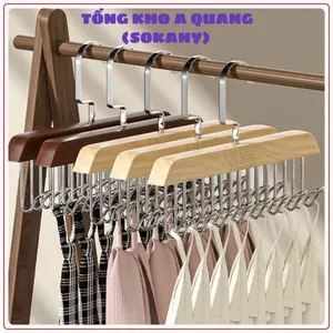 Móc Gỗ Đa Năng Treo Đồ Lót Xoay 360 Độ – Phụ Kiện Tiện Ích Cho Phòng Ngủ Sang Trọng Và Hiện Đại