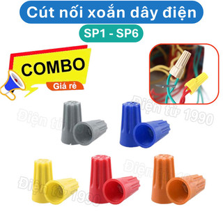 [Giá sỉ] (50C) Cút nối xoắn dây điện SP1 - SP6