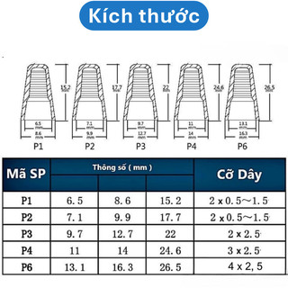 [Giá sỉ] (50C) Cút nối xoắn dây điện SP1 - SP6