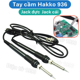 Tay cầm hakko 936/907 jack đực, jack cái