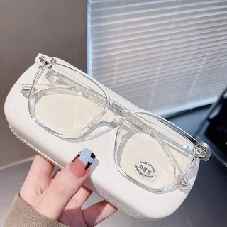 Mắt kính cận thị kính cận có độ sẵn - 0 ~ - 4.25 gọng trong suốt chống ánh sáng xanh phong cách Hàn Quốc kính 1704