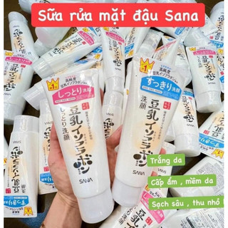 Sữa Rửa Mặt SANA Chiết Xuất Đậu Nành Sana Nameraka Nhật Bản Dạng Tuýp 150g SK44