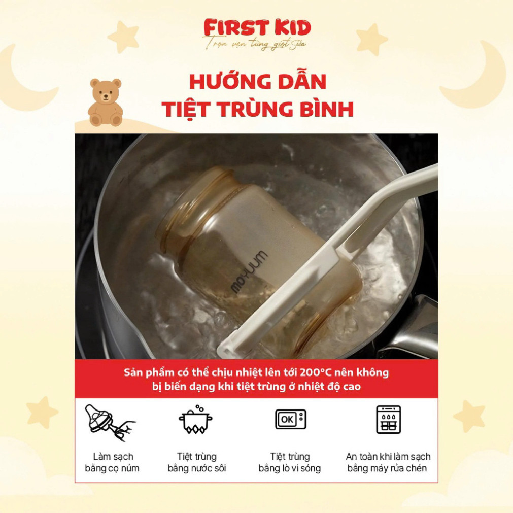 Thế hệ 3 - Núm ty bình Moyuum Hàn Quốc chính hãng
