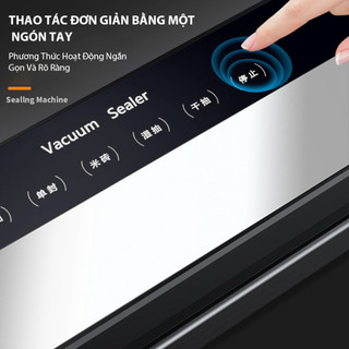 Máy Hút Chân Không Công Suất Mạnh – Ép Chặt Bao Bì, Chống Oxi Hoá – Dùng Cho Gia Đình & Nhà Hàng