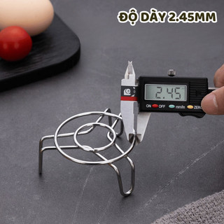 Combo 2 Giá Hấp Trứng Mini Inox 304 An Toàn Vỉ Hấp Mini Đa Năng Nhà Bếp Kệ Kê Đồ Nóng Tiện Lợi Life plus - GDT02