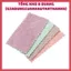 Khăn lau 2 mặt thấm hút nước đa năng, combo 10 chiếc, set 5 khăn tiện lợi cho gia đình hiện đại