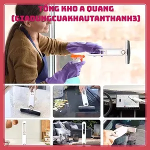 Cây lau bọt biển mini 25cm, dụng cụ lau bàn bếp đa năng, tự vắt thông minh, thiết kế nhỏ gọn, dễ dàng mang theo