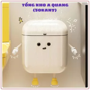 Thùng rác gắn tủ bếp chống thấm, kiểu dáng dễ thương, đa năng, phù hợp cho mọi phong cách nhà bếp