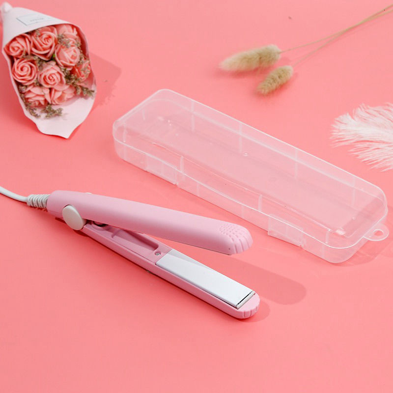 Máy là uốn tóc - duỗi tóc dập xù  mi ni tại nhà  tiện dụng mang theo du lịch dã ngoại AC