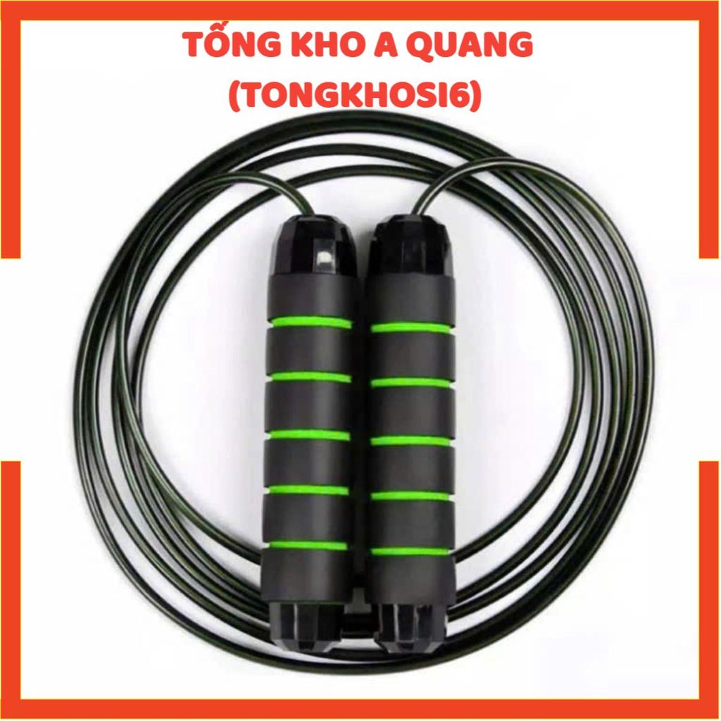Dây Nhảy Thể Lực Đàn Hồi 2.9m Lõi Thép,  Dây Nhảy Lõi Cáp Thép, Chất Lượng-Bền-Đẹp-Rẻ Vô Địch, Có Tạ Sắt, Dây Cáp Bán Lẻ