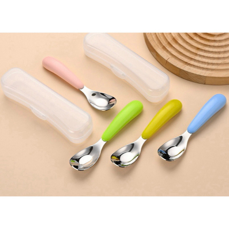 Thìa ăn dặm cho bé inox SUS 316