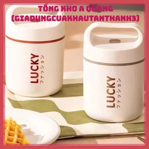 Bình ủ cháo Lucky giữ nhiệt siêu lâu – thiết kế sang trọng, an toàn, dễ dàng vệ sinh và sử dụng