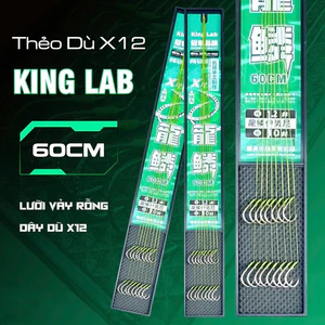 Thẻo Dù Pe x12 hàng loại 1 lưỡi vảy rồng King Lads săn hàng cao cấp gkidd
