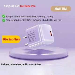 (Bộ sạc nhanh) Củ sạc nhanh 30W - Dây sạc nhanh 1.5m, Công nghệ Gan-An toàn Ổn định-Bảo vệ thiết bị-BH 2 Năm .