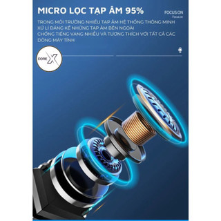 Micro Máy Tính, Laptop MK10 Jack USB Có LED Thu Âm 360 Độ Lọc Tiếng Ồn Độ Nhạy Cao Cho Học Tập, Thuyết Trình,Chơi Game .