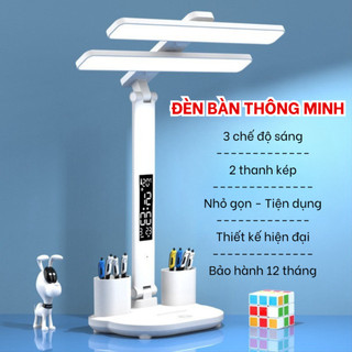Đèn Học Để Bàn CoreX, Pin Tích Điện, Chống Cận, 3 Chế Độ Sáng, Màn hình cảm ứng Làm việc, Đọc sách .