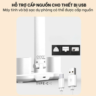 Đèn Học Để Bàn CoreX, Pin Tích Điện, Chống Cận, 3 Chế Độ Sáng, Màn hình cảm ứng Làm việc, Đọc sách .