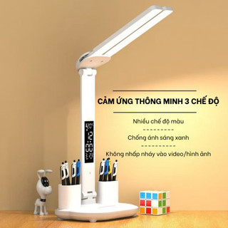 Đèn Học Để Bàn CoreX, Pin Tích Điện, Chống Cận, 3 Chế Độ Sáng, Màn hình cảm ứng Làm việc, Đọc sách .