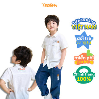 Áo sơ mi ngắn tay bé trai Rabity 102.003
