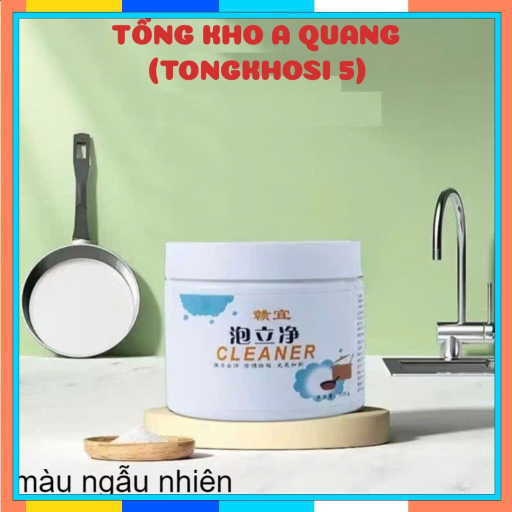 KEM TẨY LÀM SẠCH XOONG NỒI INOX TIỆN LỢI - Lọ Kem Tẩy Xoong Nồi An Toàn Tuyệt Đối,Bột Tẩy Vệ Sinh Nhà Bếp Đa Năng
