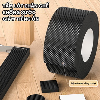 Xốp Dán Cố Định Chân Bàn Ghế Chống Trượt Chống Ồn Dày 6mm Lót Chân Bàn Ghế Chống Xước Bảo Vệ Nền Nhà Huli - XDCG01
