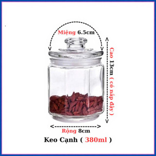 Chai đựng thủy tinh lục giác nắp kín, dung tích từ 260ml đến 3000ml, chất lượng an toàn - Phương Trang loại tốt