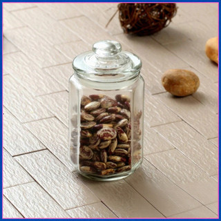 Chai đựng thủy tinh lục giác nắp kín, dung tích từ 260ml đến 3000ml, chất lượng an toàn - Phương Trang loại tốt