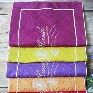 Vỏ Gối Satin Thêu Hoa Đẹp Nhiều Màu 40 x 60cm, Chọn Màu Tùy Thích, Trang Trí Tuyệt Vời Cho Không Gian Sống loại tốt