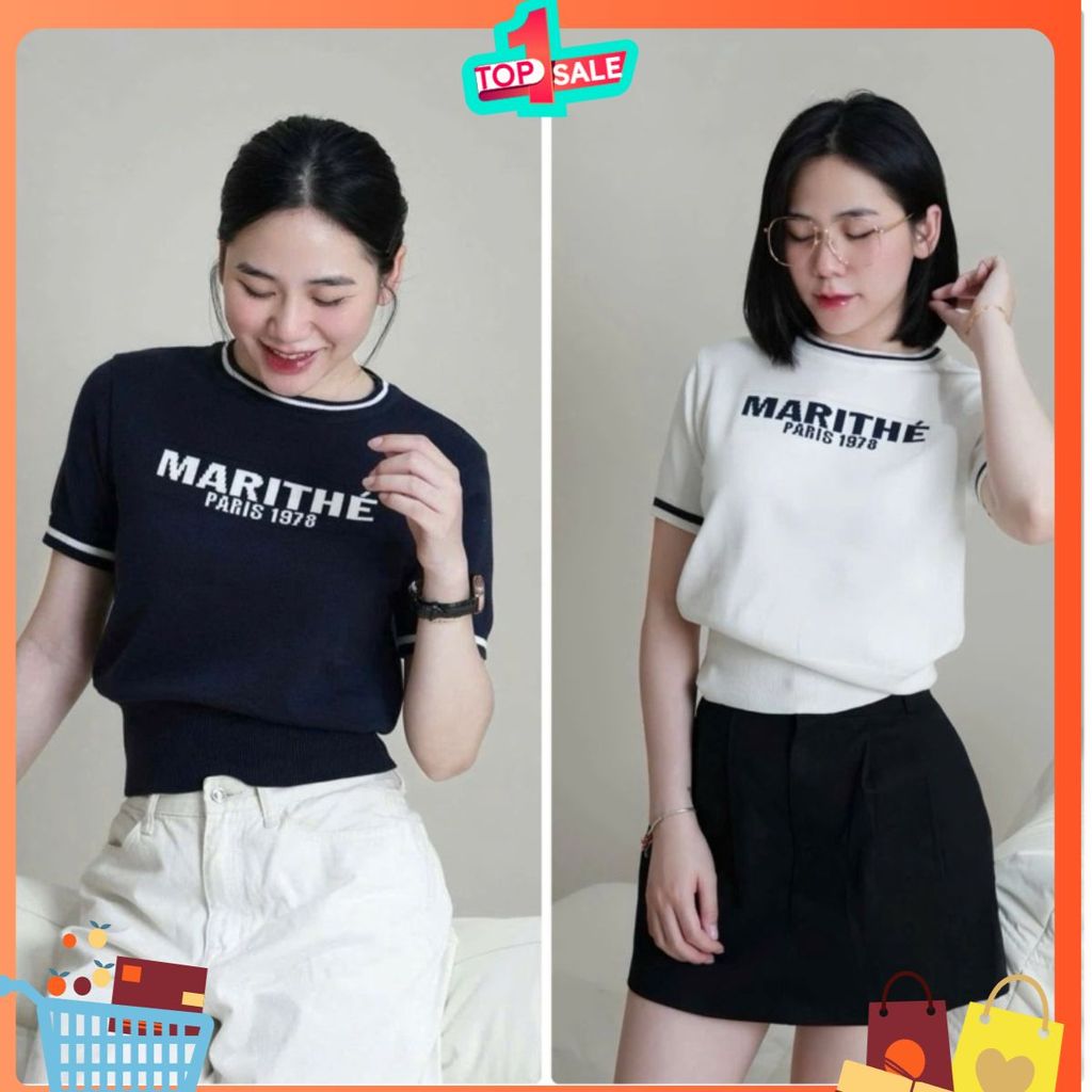 [New Hot] Áo dệt kim bo cổ phối viền cao cấp – item hot trend dễ phối đồ, form chuẩn, vải mềm mịn Kèm Ảnh Thật