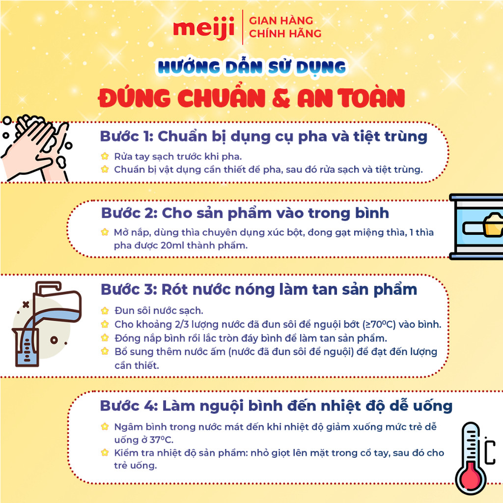 [DEAL LỚN] Sữa Công Thức Meiji Infant Formula 0-10Tuổi Bổ Sung DHA ARA FOS Nhập Khẩu Chính Hãng SSĐT