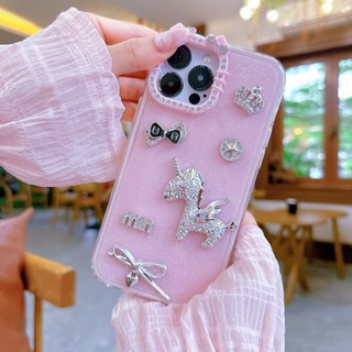 [KTBL11] Ốp lưng iphone KITTY BLING 11/12/13/14/15/16/17/pro/plus/promax (Ốp Stick Hồng) RABBI