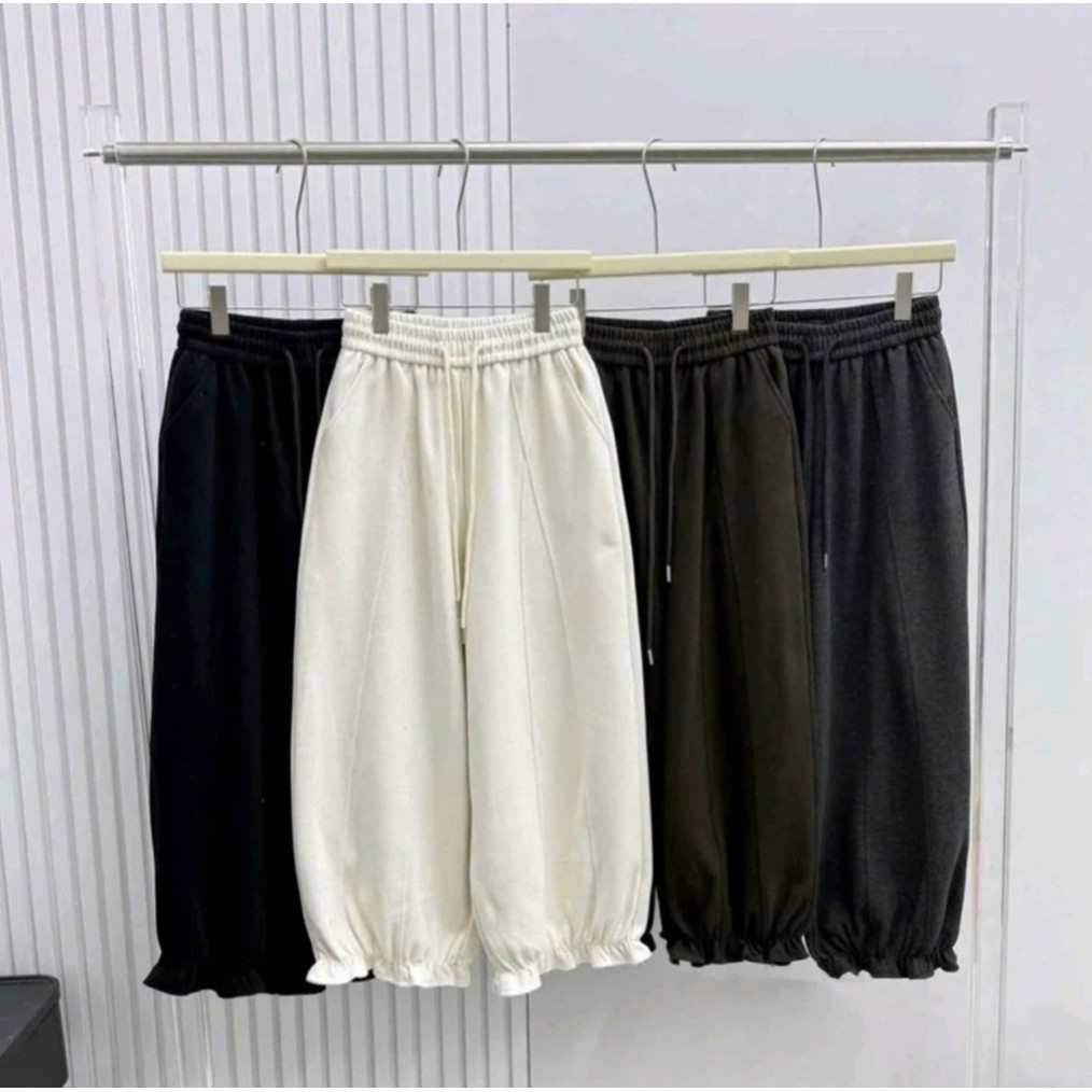 Quần ống Bèo gân truớc chất len thỏ Dài 90cm cho Nữ QCCC