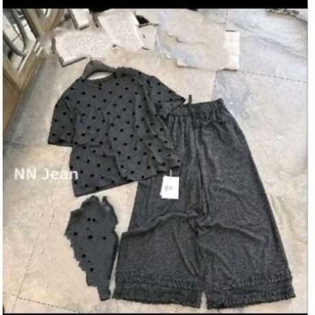 Quần Suông Nữ Tăm Thỏ mềm mịn dài 90-97cm pha gấu bèo 38-70kg hàng Cao Cấp
