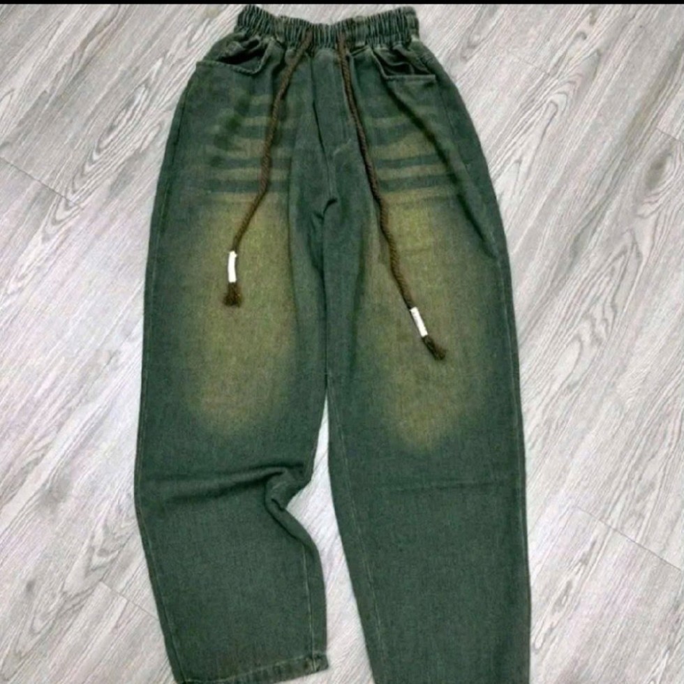 Quần Baggy nữ chất jean mềm 38-75g hàng Bigsz