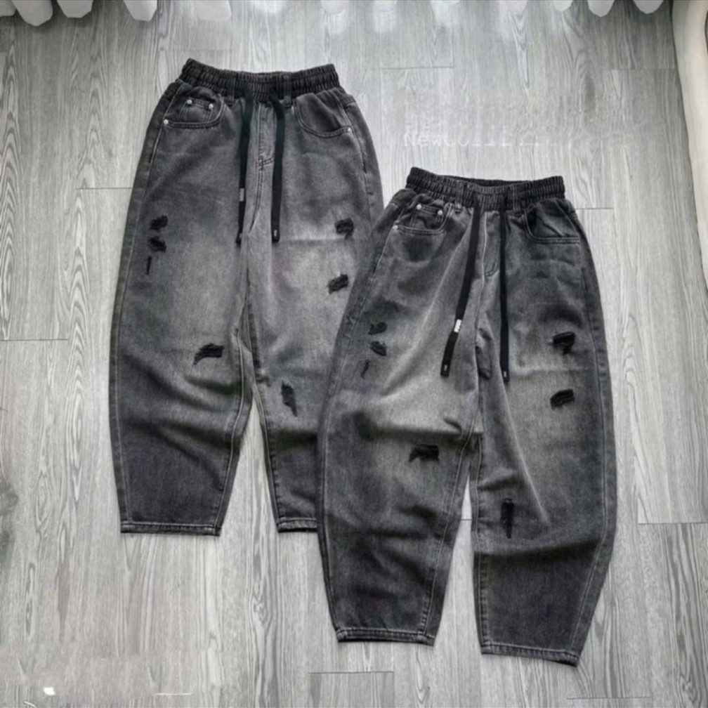 [38-95kg] QCCC Quần Jeans Nữ dáng Baggy chất bò mềm hàng QCCC Phiên bản mới nhất 2025 38-95kg Bigsize