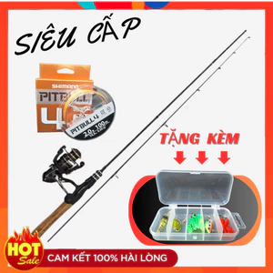 Bộ cần câu lure UL hàng loại 1 + máy kim loại DEKIO AC đầy đủ phụ kiện chuyên câu sông suối siêu cảm giác hyffaa