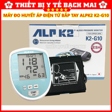 🩺 Máy Đo Huyết Áp Điện Tử Bắp Tay ALPK2 K2-G10 – Chính Hãng Nhật Bản, Đo Chính Xác – An Toàn – Dễ Sử Dụng