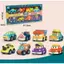 Bộ Đồ Chơi Set 8 Xe Ô Tô Police Chạy Đà ToysLit Kiểu Dáng Hoạt Hình Cho Bé Vui Chơi Giải Trí