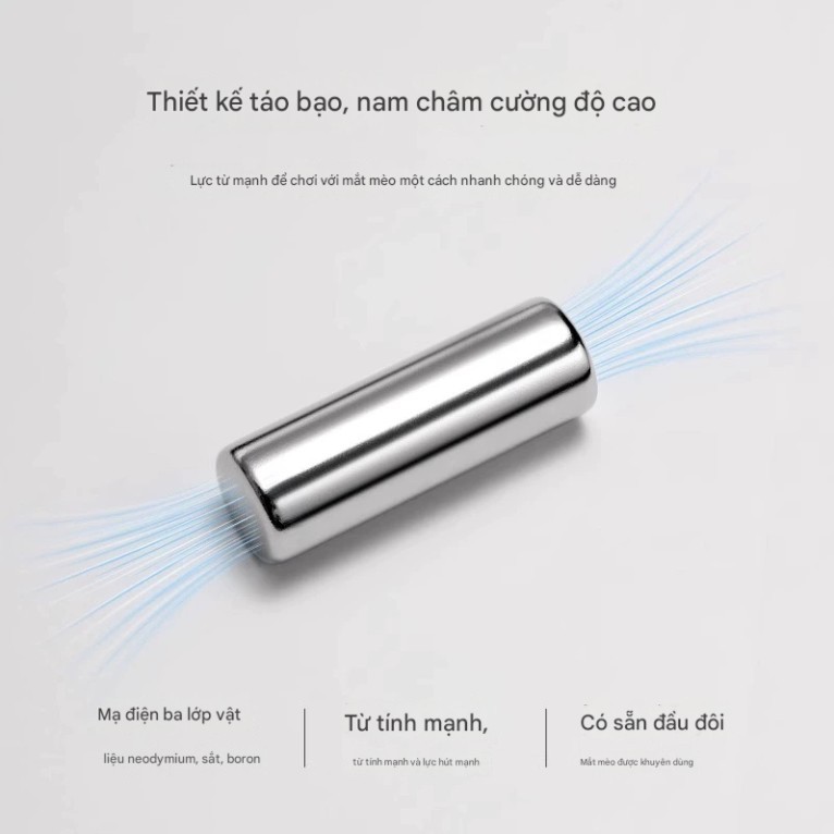 Bộ Nam châm Hút mắt mèo MR NAIL (Chính hãng) nam châm dẹt hút mắt mèo