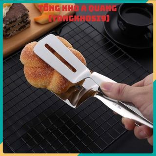 Kẹp Gắp Thức Ăn Inox 304 – Dụng Cụ Nhà Bếp Tiện Lợi, Gắp Nóng Thực Phẩm, Chiên Đồ Ăn Nhanh Chóng