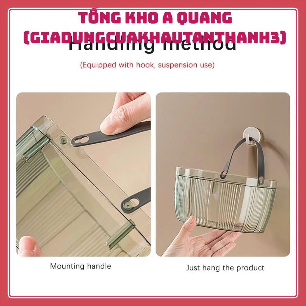 Phụ Kiện Nhà Bếp Treo Tường – Giỏ Đựng Hành Gừng Tỏi, Hộp Đựng Rau Củ Tiện Lợi, Không Ổ Cắm, Dễ Dàng Lắp Đặt Và Sử Dụng