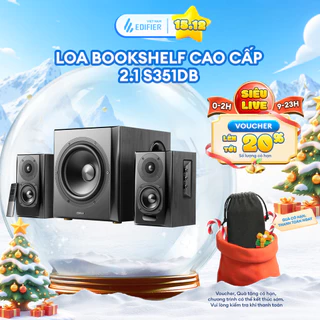 Bộ loa không dây Bluetooth EDIFIER 2.1 S350DB/S351DB | Công suất 150W | Qualcomm® aptX™ HD | Bảo hành 15 Tháng