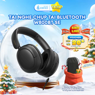 Tai Nghe Chụp Tai Bluetooth EDIFIER W800BT SE | Thời Gian Sử Dụng Đến 45h | Bluetooth 5.4 | Bảo Hành 15 Tháng